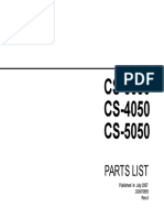 CS-3050-4050-5050 Parts Manual R5