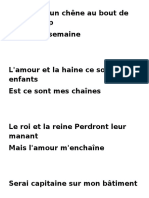 J'Ai Planté Un Chêne Paroles