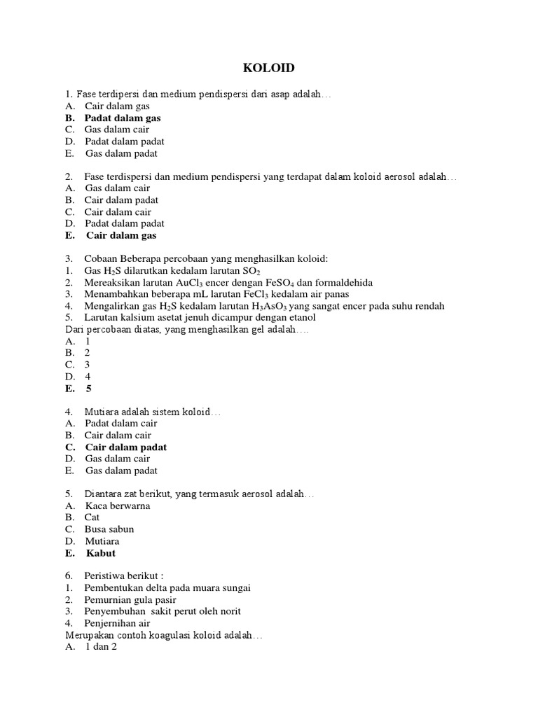 19+ Fase terdispersi dan medium pendispersi dari asap information