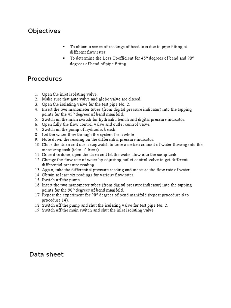 Procedure | PDF | Home & Garden | Science & Mathematics