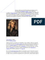 Científico de Issac Newton