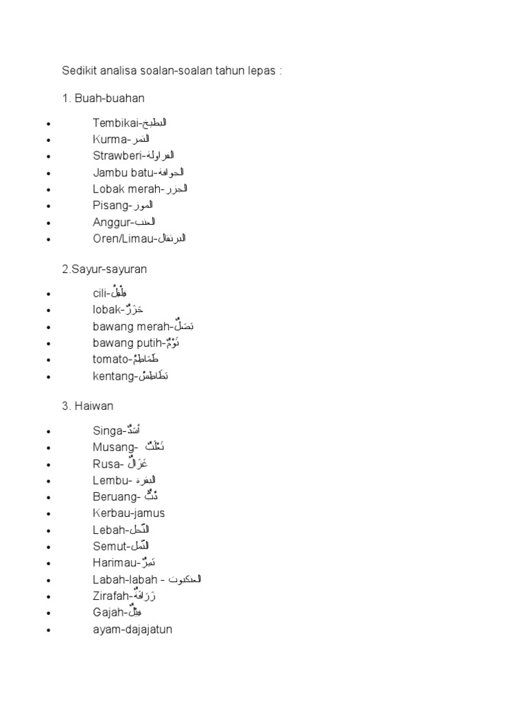 60 Percakapan Bahasa Arab Pdf