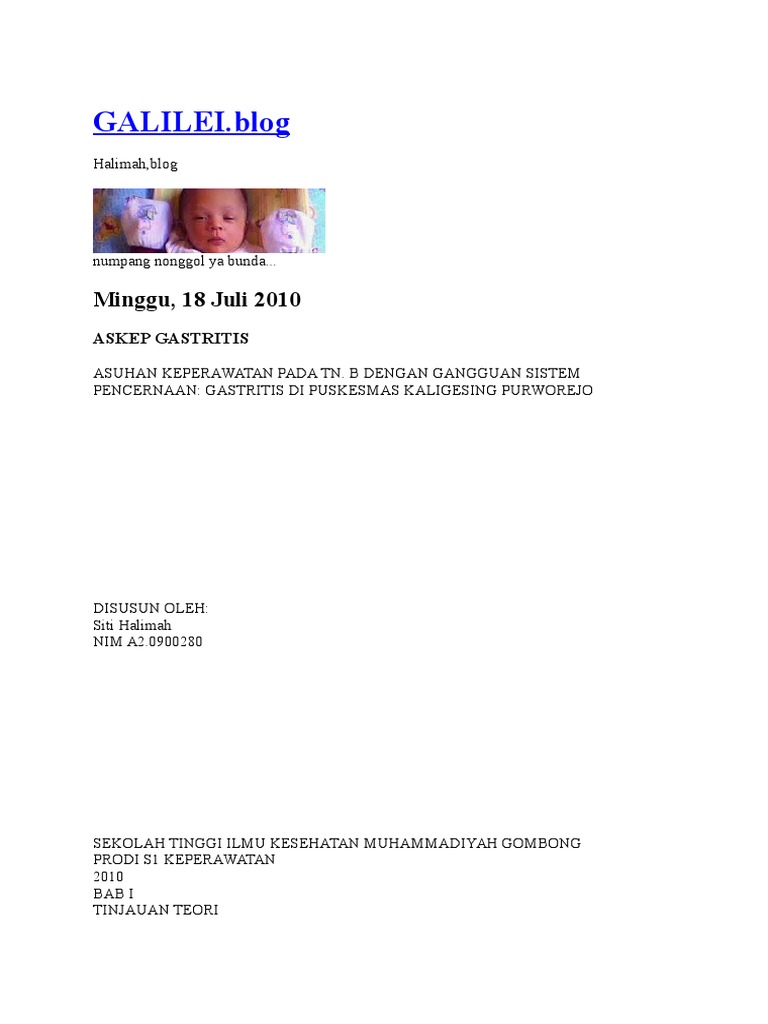 Soap Gastritis