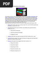 Jenis Kata Dalam Bahasa Indonesia