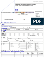 TESDA Application Form