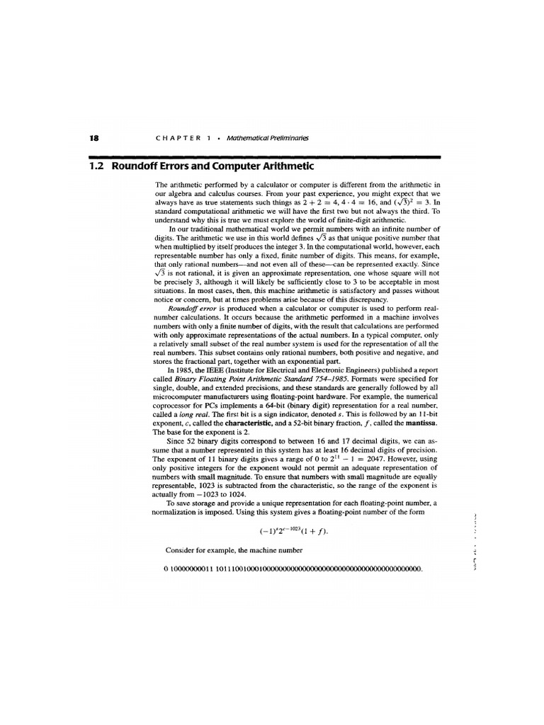 Numerical+Analysis+Chapter+1 2 | PDF | Numbers | Elementary Mathematics