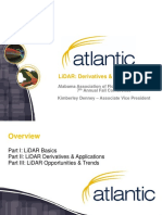 LiDAR - Derivatives and Applications