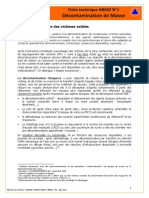 Fiches Techniques NRBCE N°1 - Décontamination de Masse