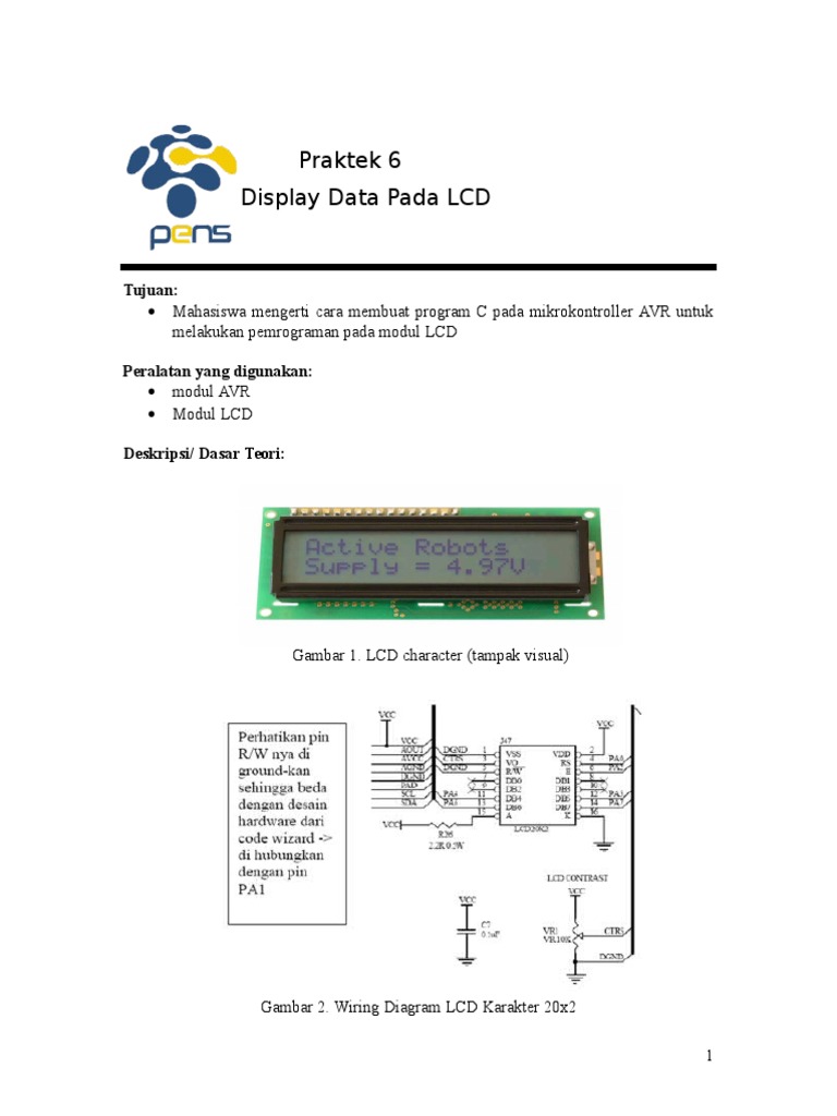LCD Display Programming Guide | PDF | Computers