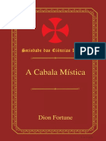 A CABALA MÍSTICA (PT) - Dion Fortune (Violet Mary Firth Evans, 1.890-1.946) PDF