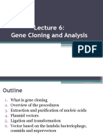 Lecture 6-Gene Cloning
