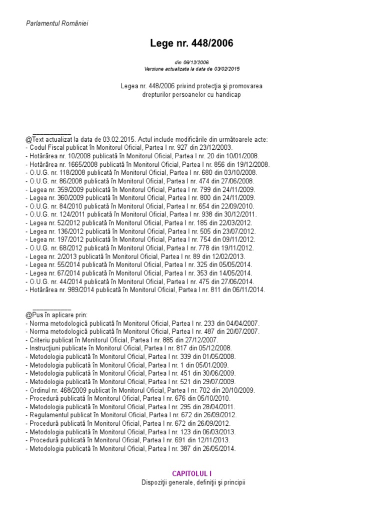 LEGEA 448 DIN 2006 ACTUALIZATA 2015 PDF