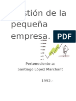 Gestión de La Pequeña Empresa