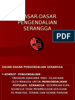 Dadar-Dasar Pengendalian Serangga