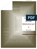Informe Anual Final Del Bibliotecario 2011-2012
