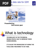Download PPT Presentation of EDGE Technology by ANIL KUMAR GAUR by Anil kumar gaur SN29522011 doc pdf