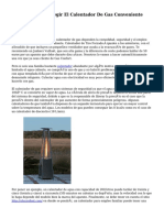 De Qué Forma Elegir El Calentador de Gas Conveniente para El Hogar