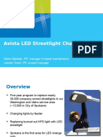 Avista Presentation to Public Works Committee - LED Streetlights