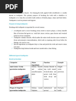 Colgate Toothpaste Ingredients Explained | PDF | Chemistry | Chemical ...