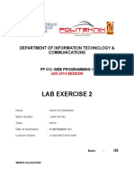Lab Exercise 2: Department of Information Technology & Communications