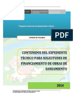 Contenido Minimo Expediente Saneamiento-ministerio de Vivienda