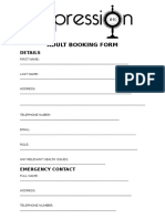 Booking Form