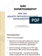 Lecture 10 - Gas Chromatography