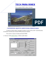 Converter Do Formato Ashtech para Rinex