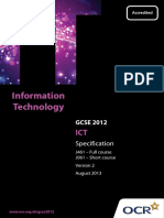 ICT OCR Specification