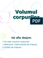 Volumul Corpurilor