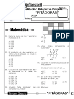 Examen Quincenal (12) 3er Grado 05-10-09