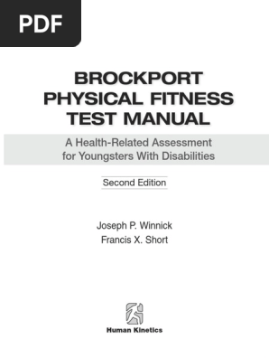 Physical Fitness Test Manual Pdf Intellectual Disability Test