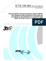 Etsi TS 125 304