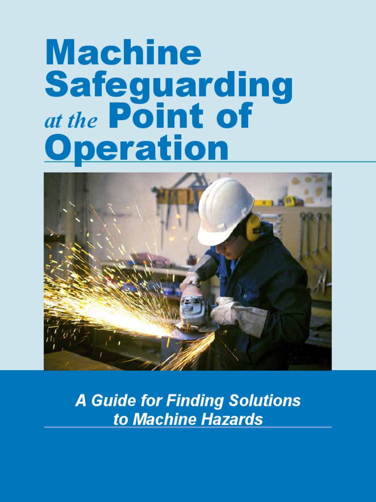 Machine Guarding Standard PDF Numerical Control Occupational