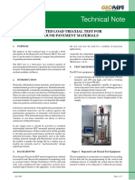 Repeated Load Triaxial Test For Evaluation of Unbound Pavement Materials