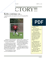 Soccer Newsletter