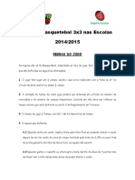 Regulamento do Projeto Basquetebol 3x3 nas Escolas 2014/2015