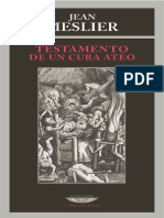 Testamento de Un Cura Ateo - Meslier, Jean