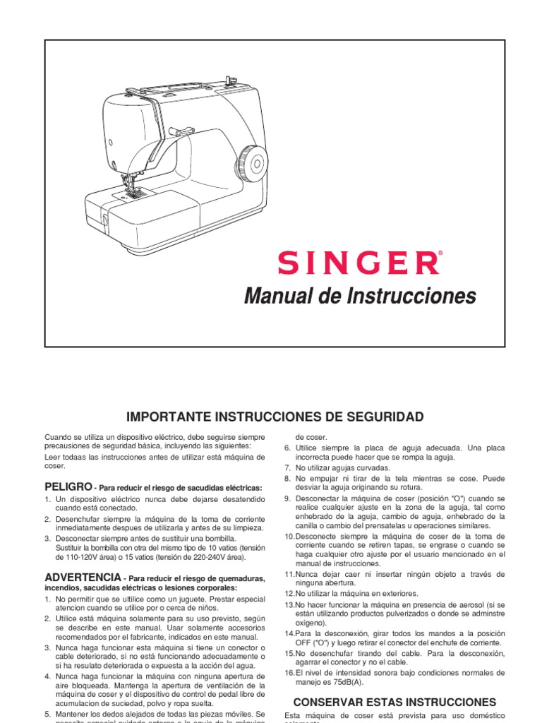 SINGER15078280ES Máquina de coser Tornillo