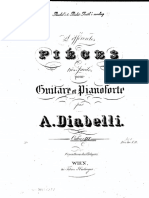 Diabelli - Pieces Faciles Pour Piano Et Guitarre, No 3