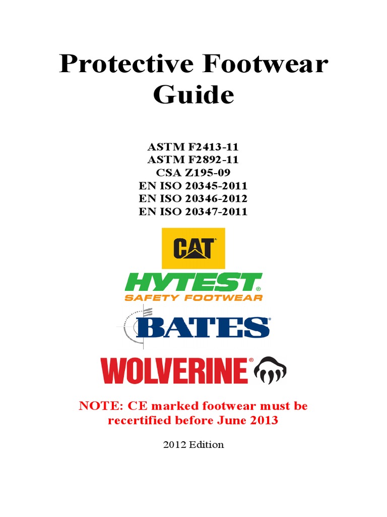 Protective Footwear Guide last Shoe Personal Protective Equipment