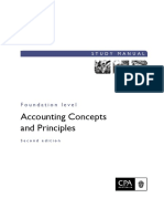 Accounting Concepts and Principles Study Manual