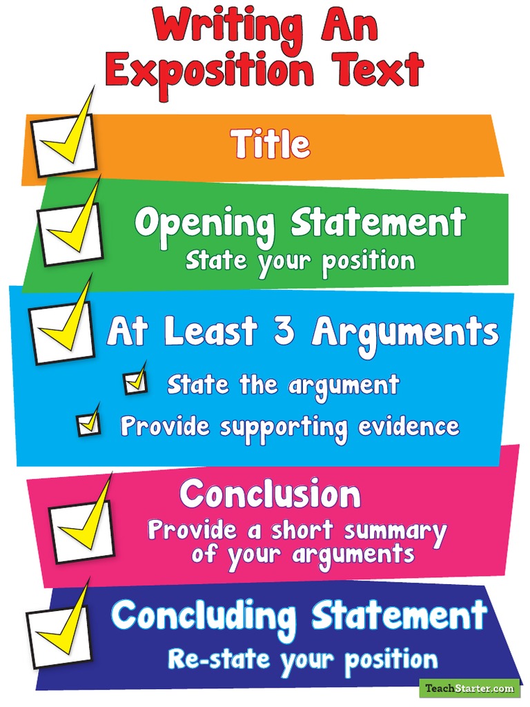 Guide to Writing an Exposition Text | PDF | Language Arts & Discipline