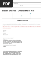 Season 2 Quotes - Criminal Minds Wiki