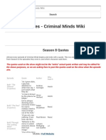 Season 8 Quotes - Criminal Minds Wiki