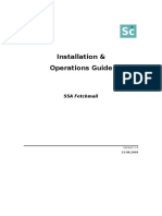 Installation & Operations Guide: SSA Fetchmail