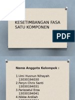 Kesetimbangan Fasa Satu Komponen (Air Dan Karbondioksida)