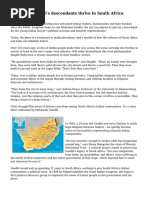 Mahatma Gandhi's descendants thrive in South Africa