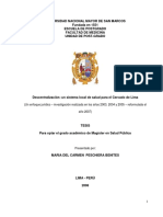 Descentralizacion Sistema Salud con enfoque de derecho