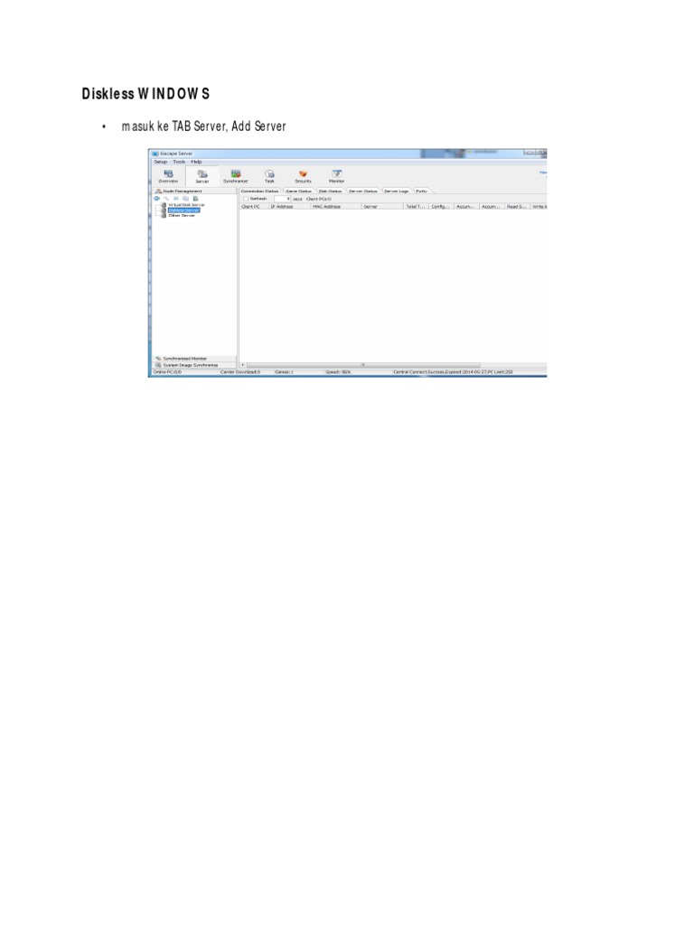 Diskless Windows Server Setup Guide | PDF | Computers